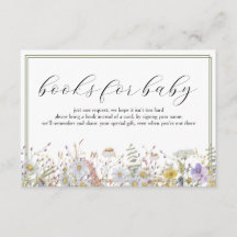 Demande de Baby shower Fleur sauvage Spring