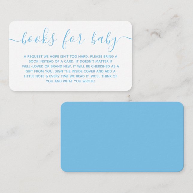 Carte D'accompagnement Demande de Baby shower moderne (Devant / Derrière)