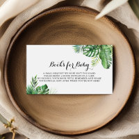 Demande de carnet de Baby showers Tropical Destina