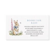 Demande de livre pour Baby shower Garçon Lapin Aqu