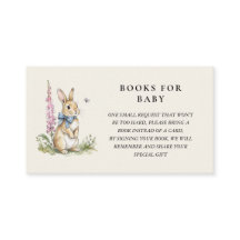 Demande de livre vintage Bunny pour une douche de