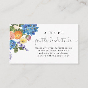 Carte D'accompagnement Demande de recette de Fête des mariées Fleur sauva