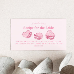 Carte D'accompagnement Demande de recette de mariage pour la Saint-Valent