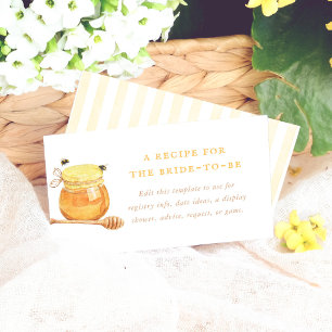 Carte D'accompagnement Demande de recette pour la Baby Shower Elle a trou