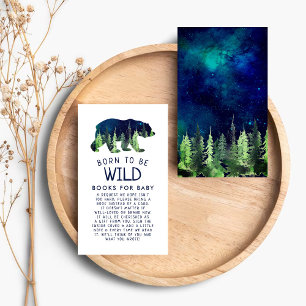 Carte D'accompagnement Demande de réservation de Baby shower de naissance