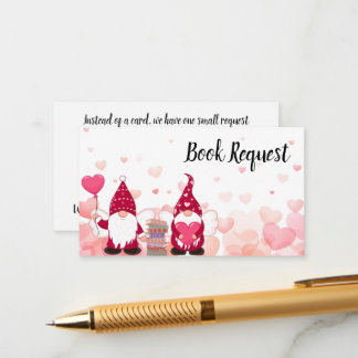 Carte D'accompagnement Demande de réservation de Baby shower Sweet Gnome