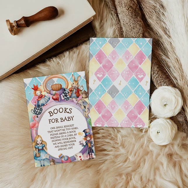 Carte D'accompagnement Demande de réservation de Baby shower Wonderland (Créateur téléchargé)