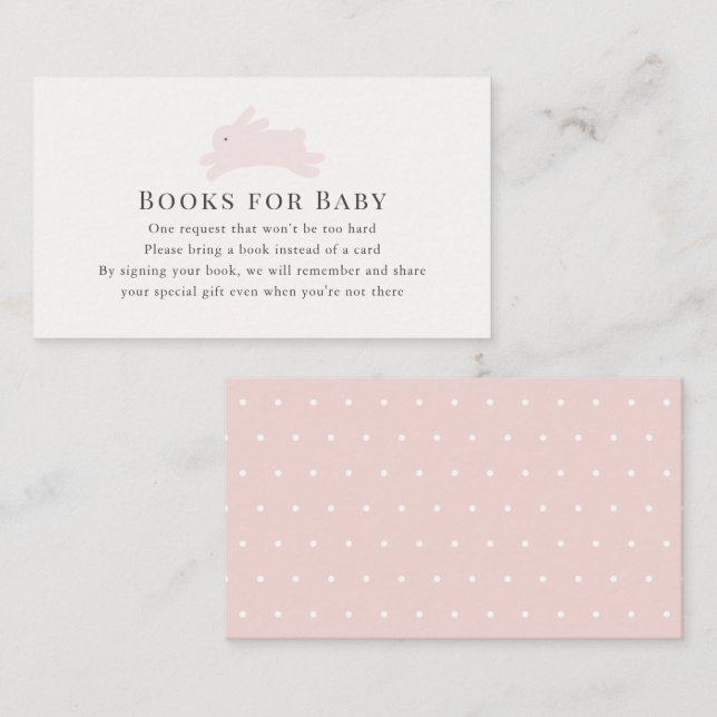 Carte D'accompagnement Demande de réservation de Bunny de Sauts Roses sim (Devant / Derrière)