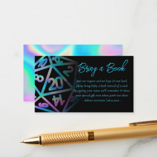 Carte D'accompagnement Dés RPG Demande de carnet de tablettes Holo Imag