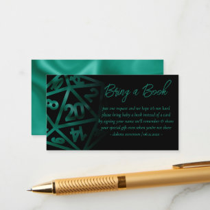 Carte D'accompagnement Dés RPG Demande de livre de gamer Emerald Tablet