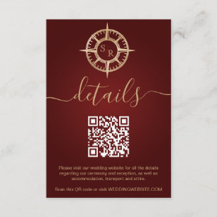 Carte D'accompagnement Description du code QR du port de destination