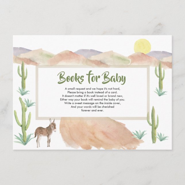 Carte D'accompagnement Desert Adventure Commence des livres succulents po (Devant)