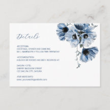 Détails de Fleur Translucide Bleue