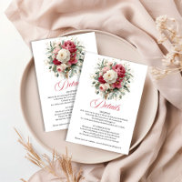 Détails de mariage avec accent floral doré minimal