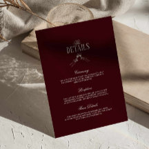 Détails de mariage classique rétro Bourgogne