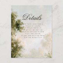Détails de mariage de jardin romantique