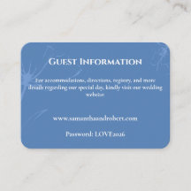 Détails de mariage élégants à l'aquarelle bleue po