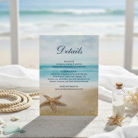 Détails de mariage étoile de mer de plage abstrait