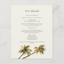 Détails de mariage sur la côte aquarelle de Malibu