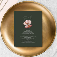 Détails du Mariage Anemone Dark Green