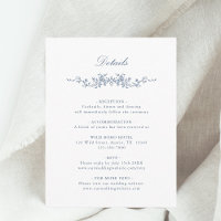 Détails du Mariage bleu bleu français classique