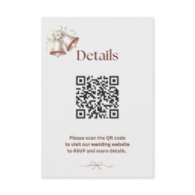 Détails insérer pour l'invitation Cloches de maria