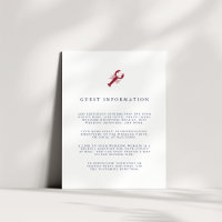 Détails pour les invités au mariage du homard naut