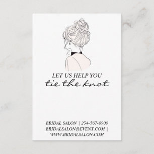 Carte D'accompagnement Détenteur de Élastique à cheveux Mariage promotion