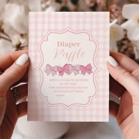 Diappeur de Baby shower de chèvre rose