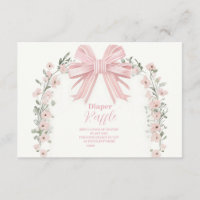 Diappeur de Baby shower de  de chou rose
