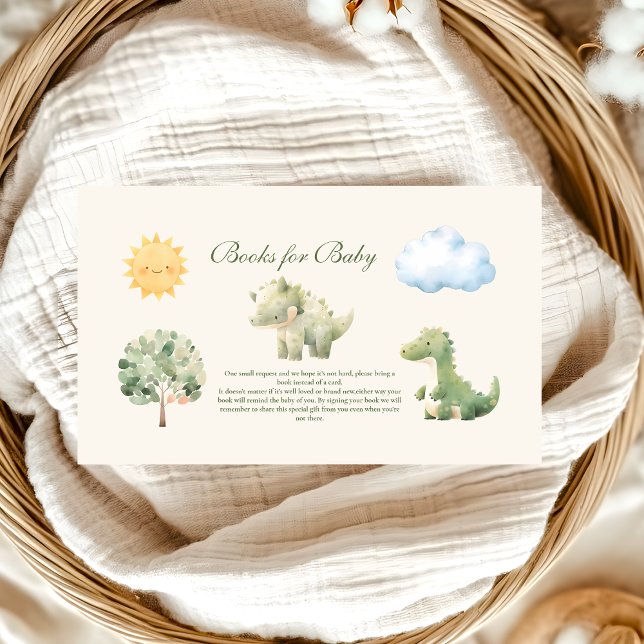 Carte D'accompagnement Dinosaur Hatching Bientôt Baby showers Livres pour (Créateur téléchargé)