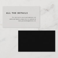 Disposition minimale | Détails du Mariage gris et 