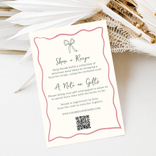 Carte D'accompagnement Dolce Vita Fête des mariées Registre & Recette (Créateur téléchargé)
