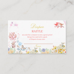 Carte D'accompagnement Douce Fête de Bébé Oiseaux d'Amour Teddy