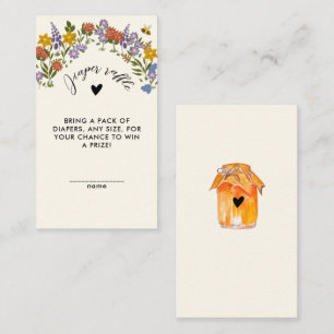 Carte D'accompagnement Douce petite ruche vintage florale Baby Shower