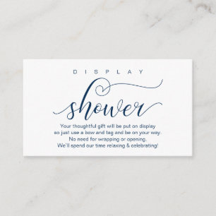 Carte D'accompagnement Douche mariage, Romantique moderne