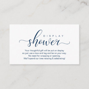 Carte D'accompagnement Douche mariage, Romantique moderne