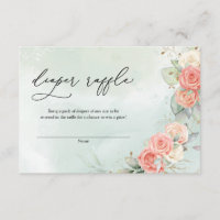 Douteux bohème Rose vert verdure fil Diper Raffle