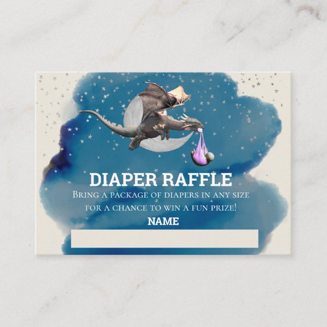 Carte D'accompagnement Dragon rose caramel (Devant)