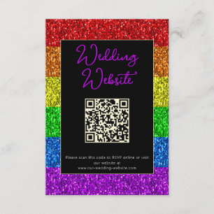 Carte D'accompagnement Drapeau LGBT arc-en-ciel scintille gay lesbienne m