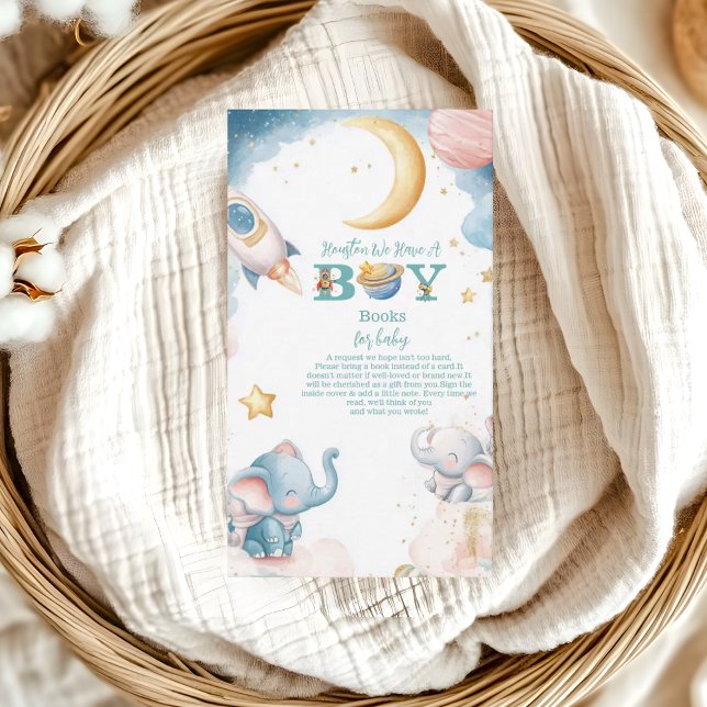 Carte D'accompagnement Dreamy Houston We have a Books for Baby (Créateur téléchargé)