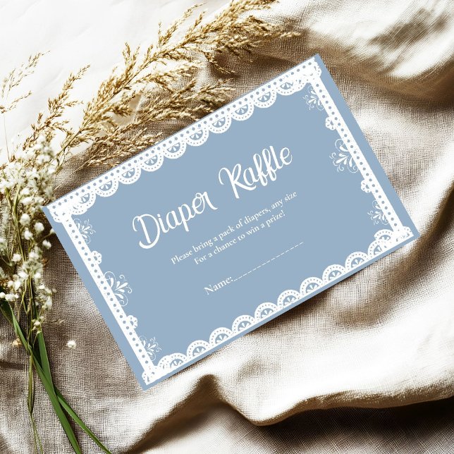 Carte D'accompagnement Dusty Blue Mexican Boy baby shower demande de couc (Créateur téléchargé)