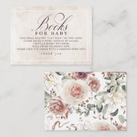 Earthy Shades Floral Élégant Livres Pour Bébé