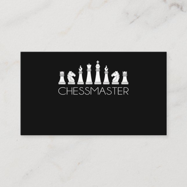 Carte D'accompagnement Échecs - Chessmaster (Devant)