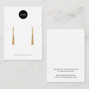 Carte D'accompagnement Écran d'oreille de marque de logo personnalisé