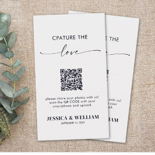 Carte D'accompagnement Écriture de calligraphie moderne Capturer l'amour