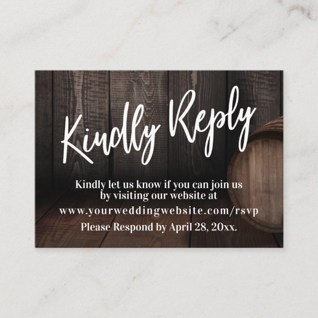 Carte D'accompagnement Écriture manuscrite décontractée Répondre gentimen (Devant)