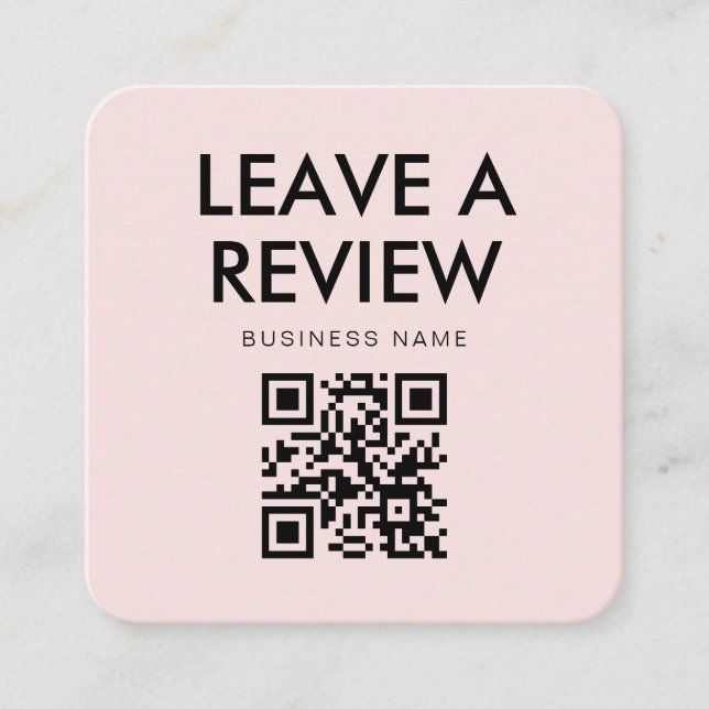 Carte D'accompagnement Editable Logo Pink Thank You Package (Devant)