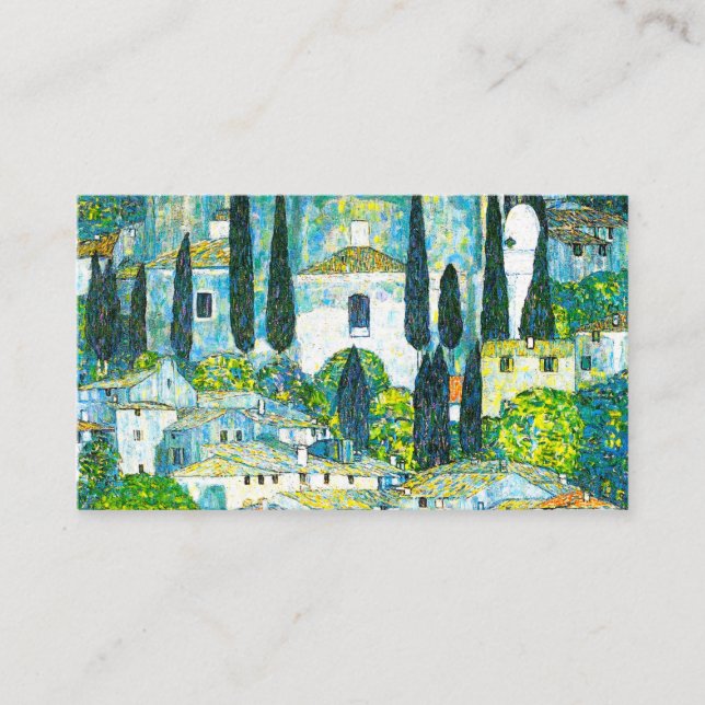Carte D'accompagnement Église à Cassone Gustav Klimt (Devant)