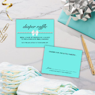 Carte D'accompagnement Élégant Baby shower de carafe de couche de Glam Ti
